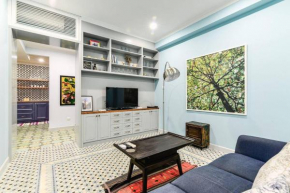 Indochine style apt 2BR Central. Pickup airport low cost